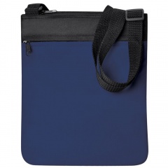 Промо сумка на плечо "Simple"; синий; 23х28 см; полиэстер
