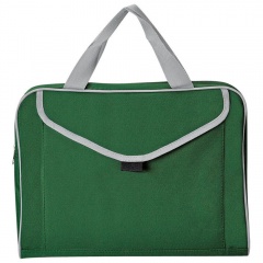 Конференц-сумка "Mail"; зеленый; 35х30x8 см; полиэстер