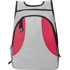 Рюкзак "Game"; серый с красным; 31х36x14 см; полиэстер