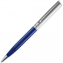 VOYAGE, ручка шариковая, синий/хром, металл