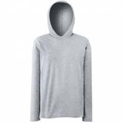  "Long Sleeve Hooded T", -_XL, 100% /, 160 /2