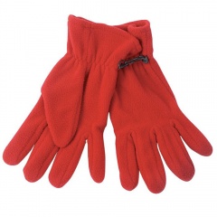 Перчатки "Monti", мужской размер, красный, флис, 200 гр/м3