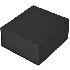  оробка подарочна¤ складна¤,  черный, 22 x 20 x 11cm,  кашированный картон,  тиснение, шелкогр.