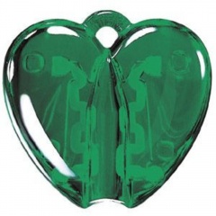 HEART CLACK, держатель для ручки, прозрачный зеленый, пластик