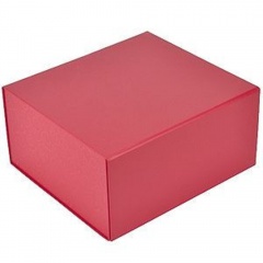  оробка подарочна¤ складна¤,  красный, 22 x 20 x 11 cm,  кашированный картон,  тиснение, шелкографи¤
