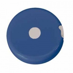 Рулетка "Кнопка" (1,5 м); темно-синий; D=5 см; H=1,2 см; пластик; тампопечать