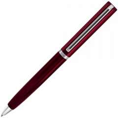 BULLET, ручка шарикова¤, красный/хром, металл