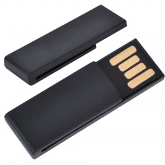 USB flash-карта "Clip" (8√б),черна¤,3,8х1,2х0,5см,пластик