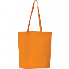Сумка для покупок "PROMO"; оранжевая; 38 x 41,5 x 8,5 см;  нетканый 80г/м2