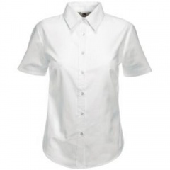  "Lady-Fit Short Sleeve Oxford Shirt", _L, 70% /, 30% /, 130 /2
