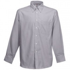  "Long Sleeve Oxford Shirt", -_L, 70% /, 30% /, 135 /2