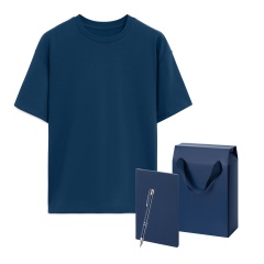 Набор с одеждой RUST (футболка, блокнот, ручка), синий, XL/2XL