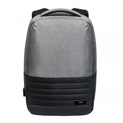 Ѕизнес рюкзак Leardo Plus с USB разъемом, серый/серый