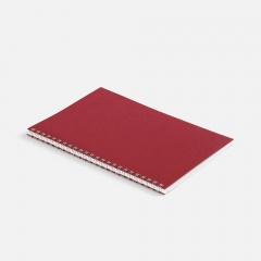 Блокнот Salvador в клетку, красный ver.2