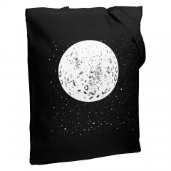 Холщовая сумка «Что вечно под Луной» с люминесцентным принтом