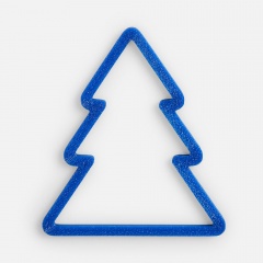 Подвеска «Елочка», 3D-печать, синяя