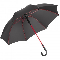 Зонт-трость с цветными спицами Color Style ver.2, красный