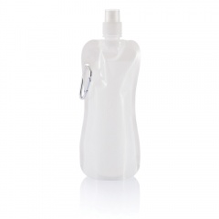 Складная бутылка для воды, 400 мл, белый
