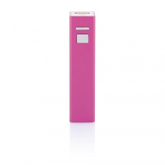 Универсальное зарядное устройство 2200 mAh, розовый