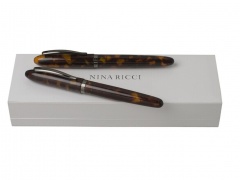 Подарочный набор Panache Ecaille: ручка перьевая, ручка роллер