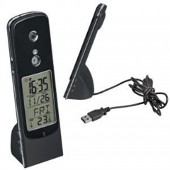 »нтернет-телефон с камерой,часами, будильником и термометром; 17х5х4 см; пластик