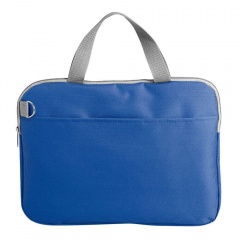 Конференц-сумка "Тодес-2" с отделением для ноутбука, синий, 40*30*2,5 см; полиэстер 600D; шелкогр