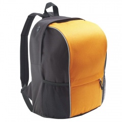 Рюкзак "Jump" со светоотражающей полосой. оранж, полиестер  600D,  светоотражающая окантовка 24х31х4