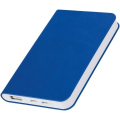 Универсальный аккумулятор "Softi" (5000mAh),синий, 7,5х12,1х1,1см, искусственная кожа,пл