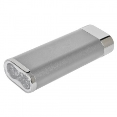 Универсальный аккумулятор "Light" (5200mAh) с фонариком,10,2х3,9х2,1см,металл, шт