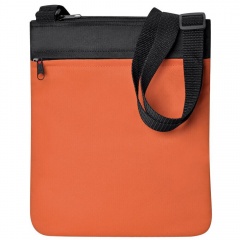 Промо сумка на плечо "Simple"; оранжевый; 23х28 см;полиэстер
