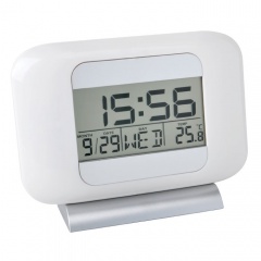 Часы - метеостанция настольная с календарем "Tokio", 20х13,8х2см, пластик