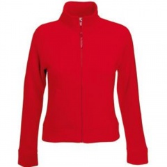 Толстовка "Lady-Fit Sweat Jacket", красный_L, 75% х/б, 25% п/э, 280 г/м2