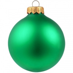 Елочный шар Gala Night Matt, 8 см, зеленый
