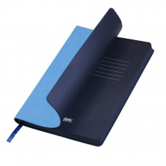 Ежедневник недатированный, Portobello Trend, Latte NEW, 145х210, 256 стр, голубой/синий